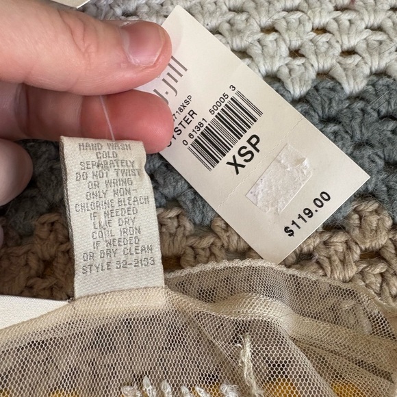 J. Jill Sheer Floral Embroidered Blouse - Cream - Picture 5 of 13